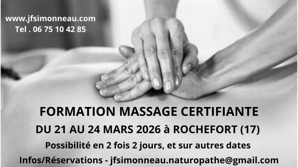 formation au massage